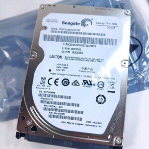 Lenovo Seagate‎ Laptop Thin HDD 500Gb Sata 2.5" Hard Drive ST500LT012 0C55562